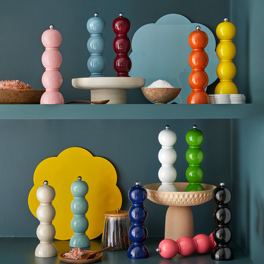 Bobbin Lacquer Salt or Pepper Mill | Cherry