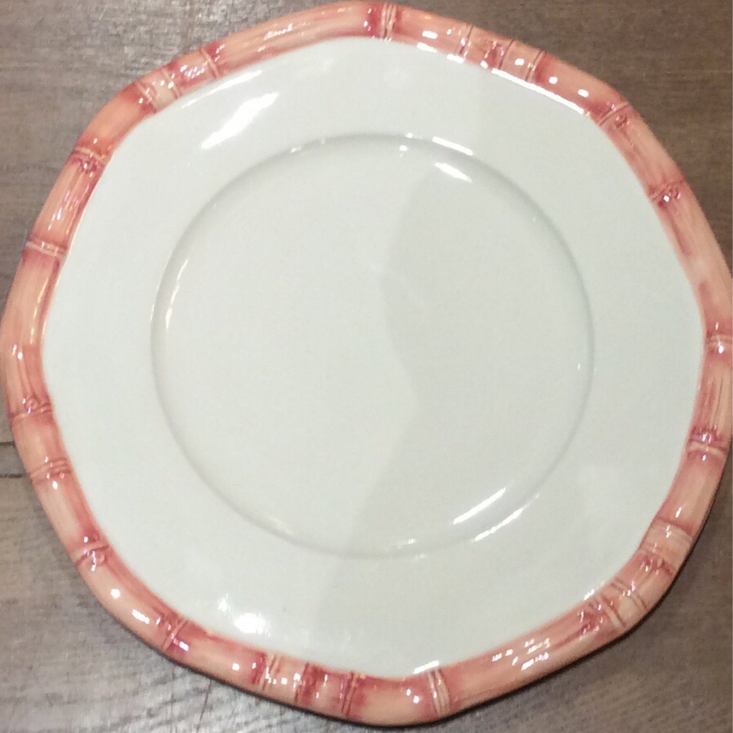 Bamboo Salad/ dessert plate (terra cotta) 21cm.