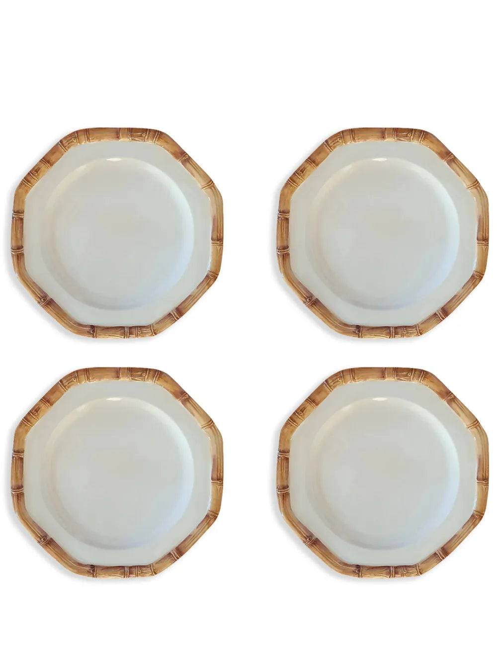 Bamboo Salad/ dessert plate (terra cotta) 21cm.