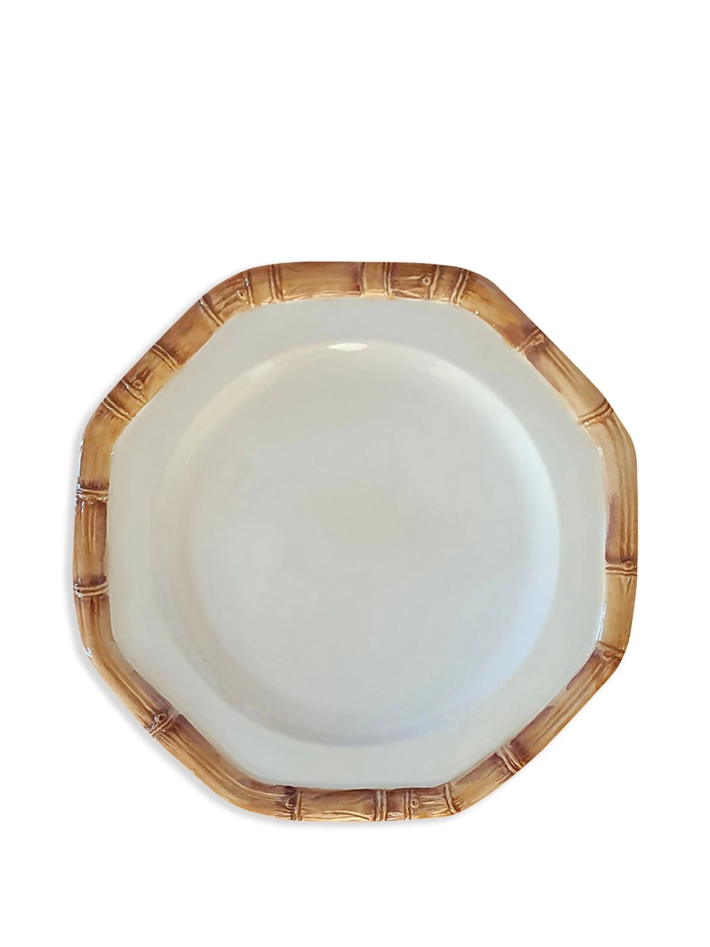 Bamboo Salad/ dessert plate (terra cotta) 21cm.