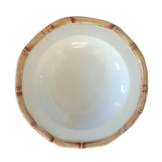 Bamboo Soup bowl (terra cotta) 23 cm.