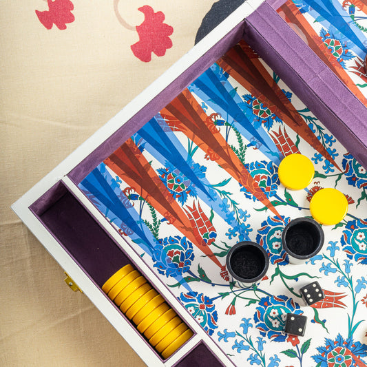 BACKGAMMON SET PAISLEY