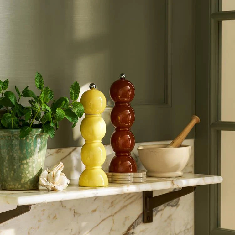 Bobbin Lacquer Salt or Pepper Mill | Cherry