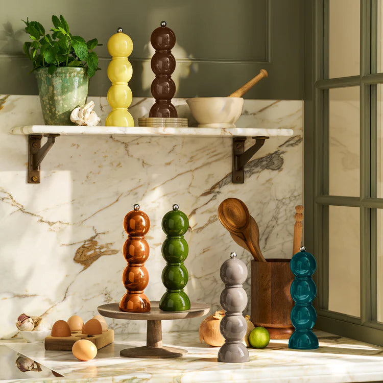 Bobbin Lacquer Salt or Pepper Mill | Chocolate