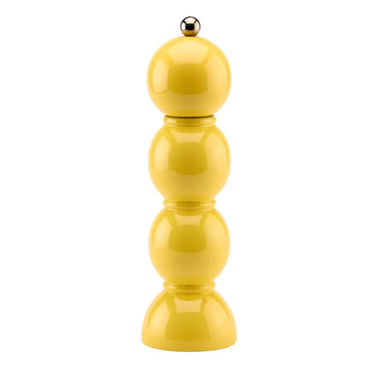 Bobbin Lacquer Salt or Pepper Mill | Yellow