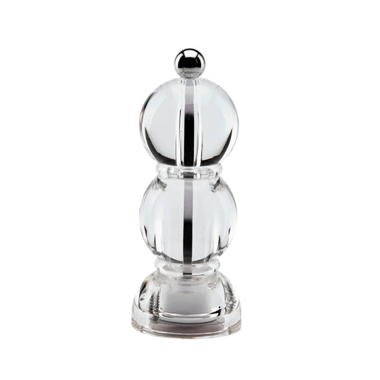 Bobbin Icy Salt or Pepper Mill Small | Clear