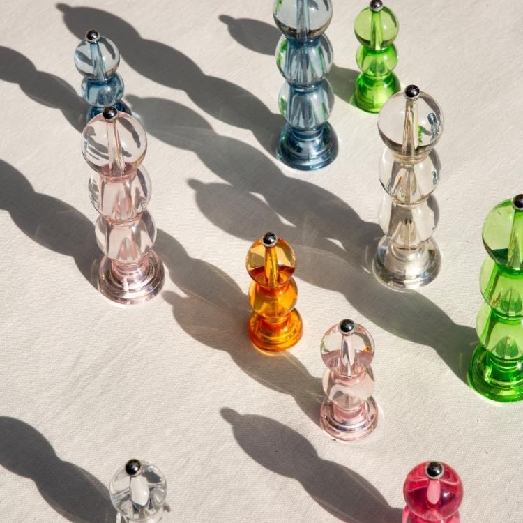 Bobbin Icy Salt or Pepper Mill Small | Clear
