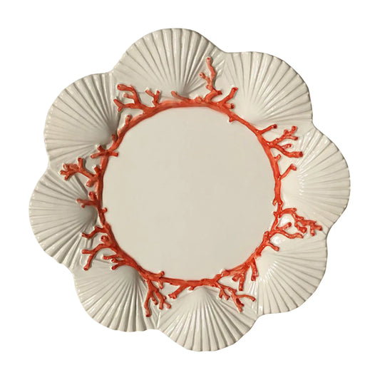Coral Shell Salad/dessert plate (21 cm.)🪸 Regular $60