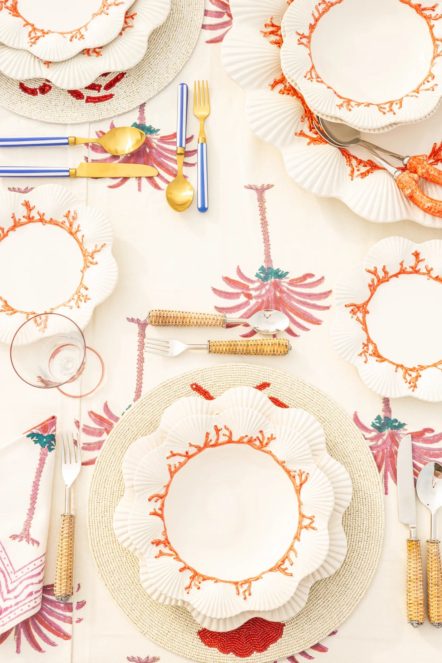 Coral Shell Salad/dessert plate (21 cm.)🪸 Regular $60