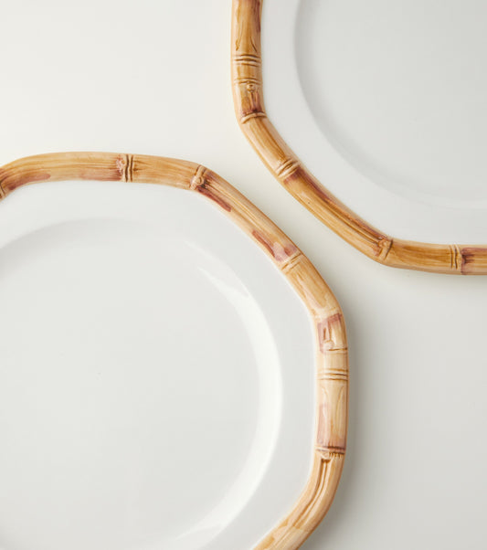 Bamboo Dinner Plate (terra cotta)