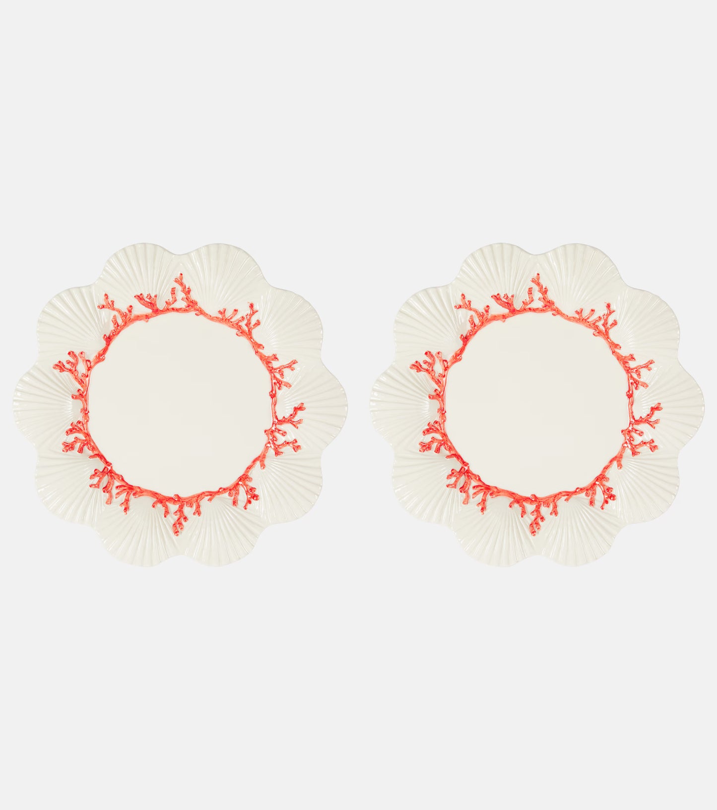 Coral & Shell dinner plate (27 cm.) 🪸. Reg $60each