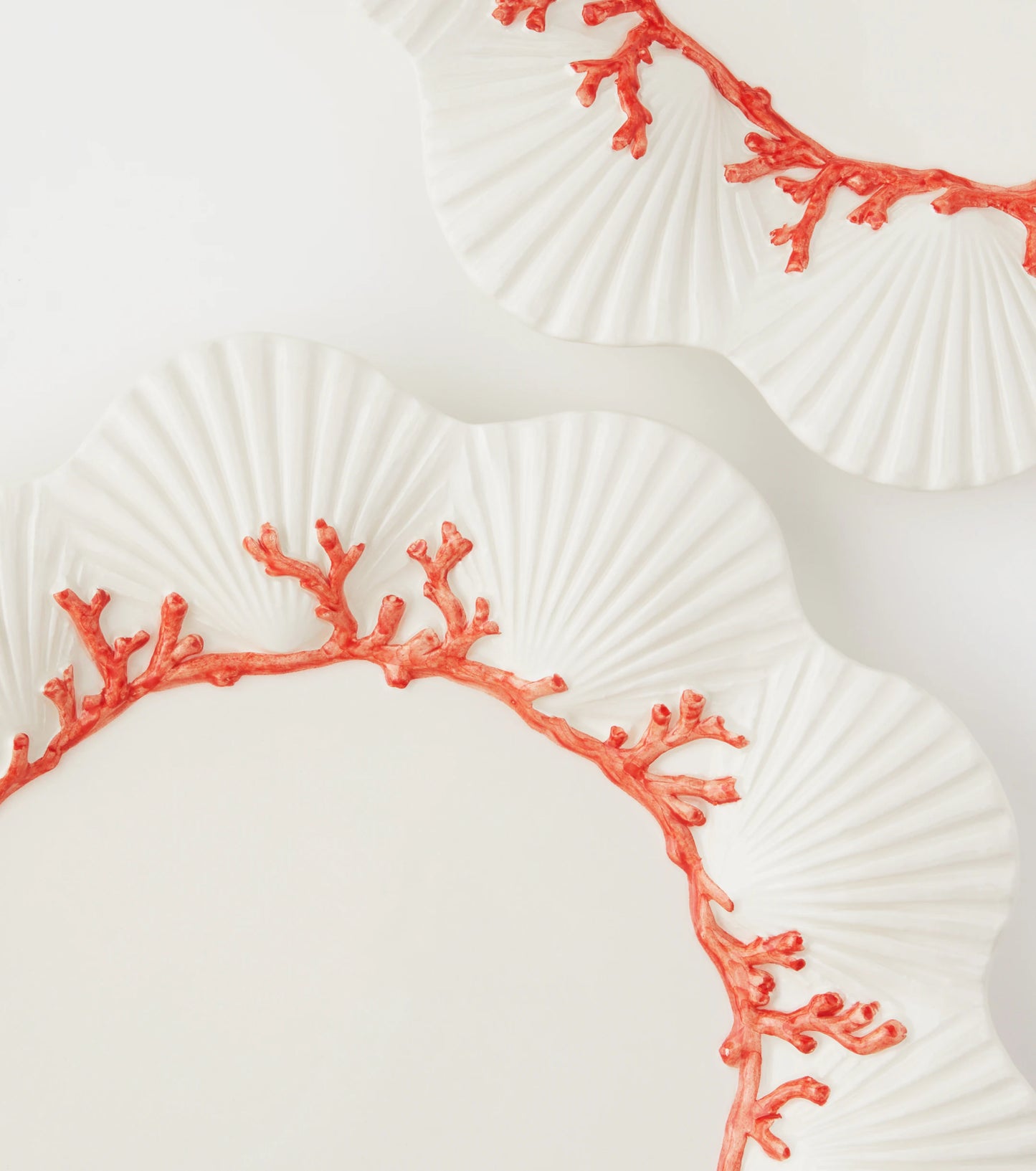 Coral & Shell dinner plate (27 cm.) 🪸. Reg $60each