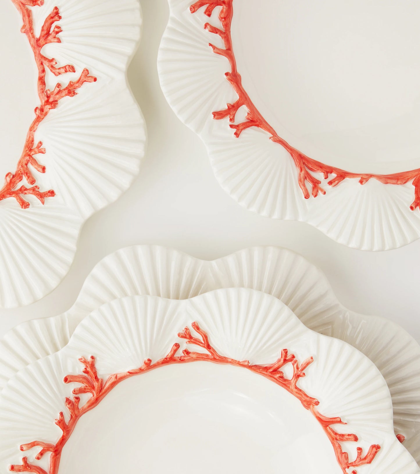 Coral & Shell dinner plate (27 cm.) 🪸. Reg $60each