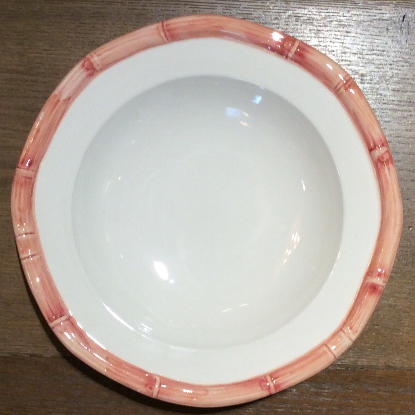 Bamboo Soup bowl (terra cotta) 23 cm.