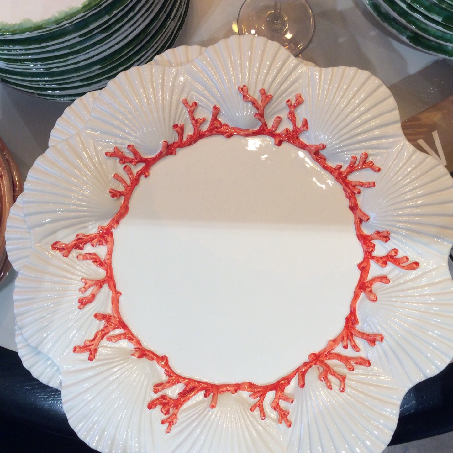 Coral Shell Salad/dessert plate (21 cm.)🪸 Regular $60
