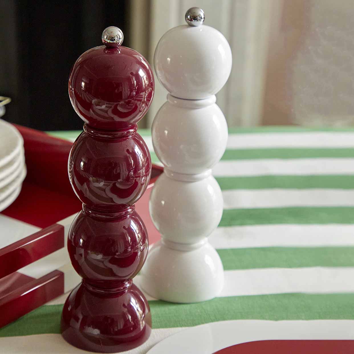 Bobbin Lacquer Salt or Pepper Mill | Cherry